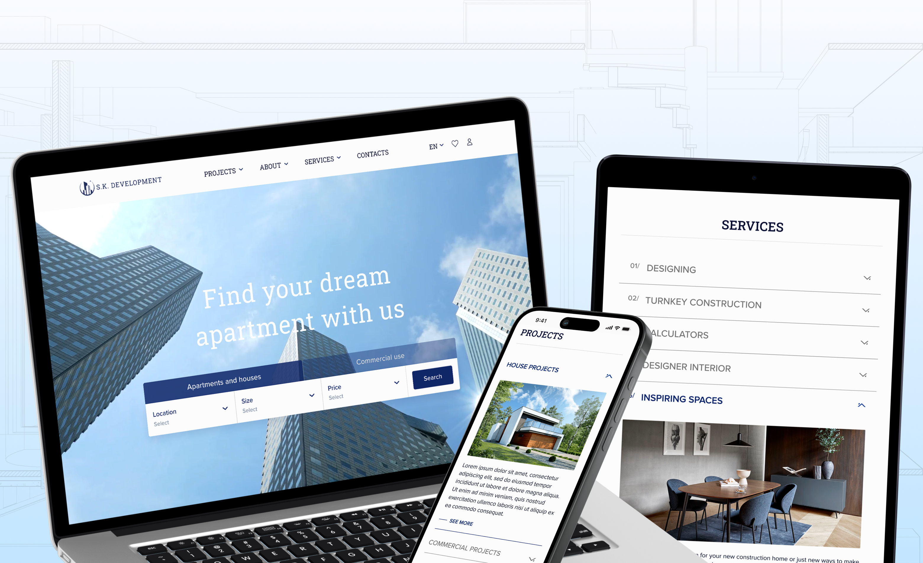 SK development main cover